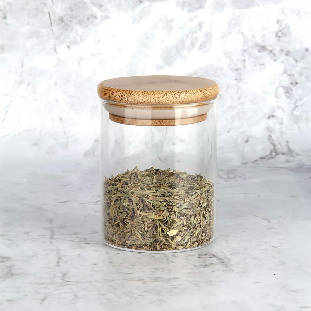 250ML BAMBU KAPAKLI CAM KAVANOZ*96