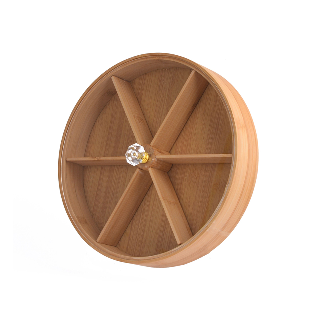 E/12   YUVARLAK BAMBU KUTU*12