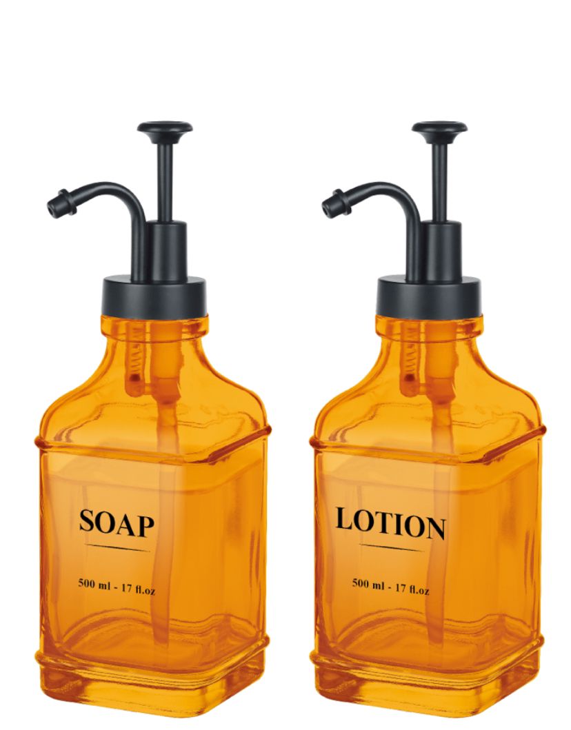 G/9  2Lİ KARE AMBER  SIVI SABUNLUK