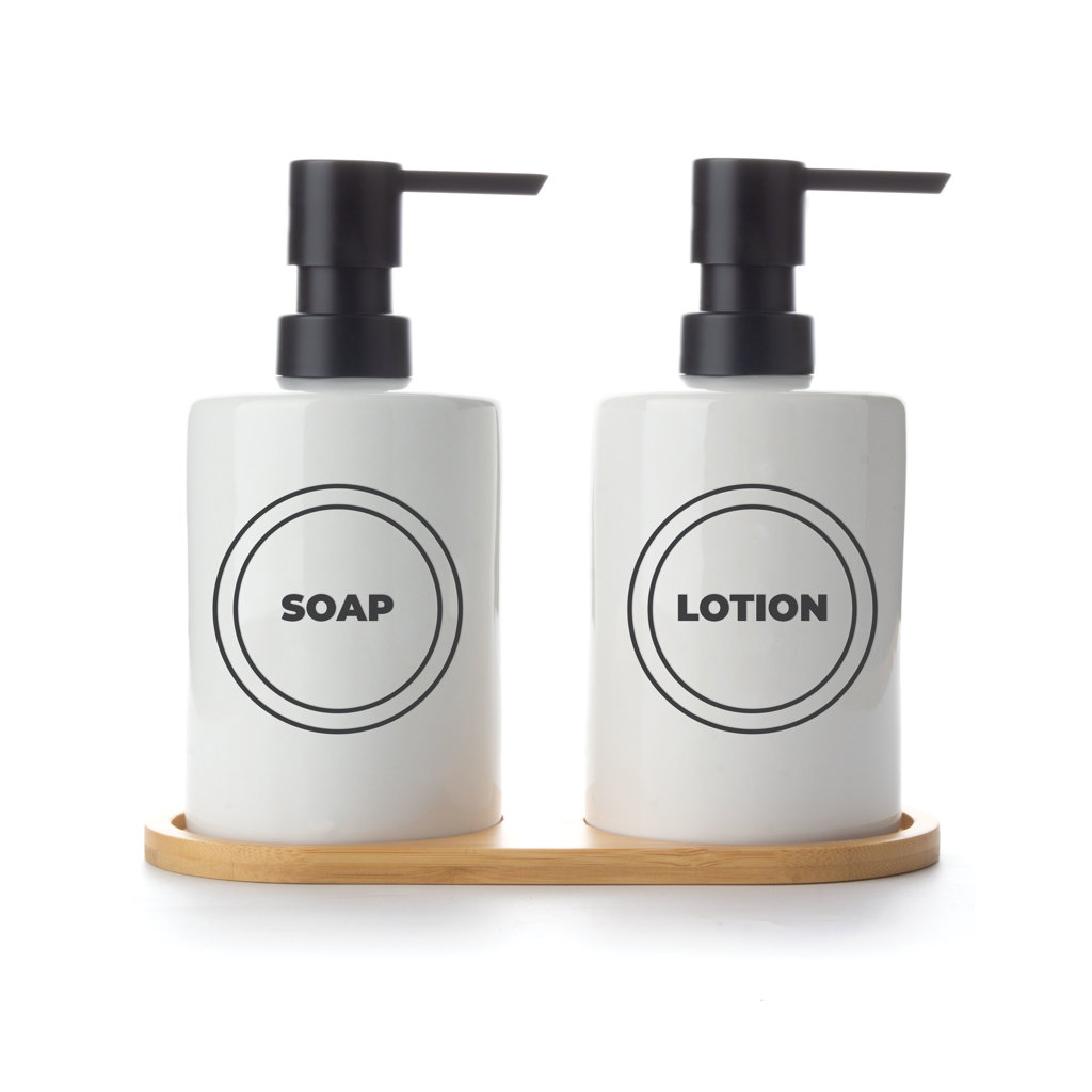 D/12 2Lİ SERAMİK SIVI SABUNLUK SETİ