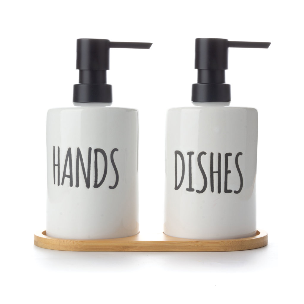 S/12 2Lİ SERAMİK SIVI SABUNLUK SETİ