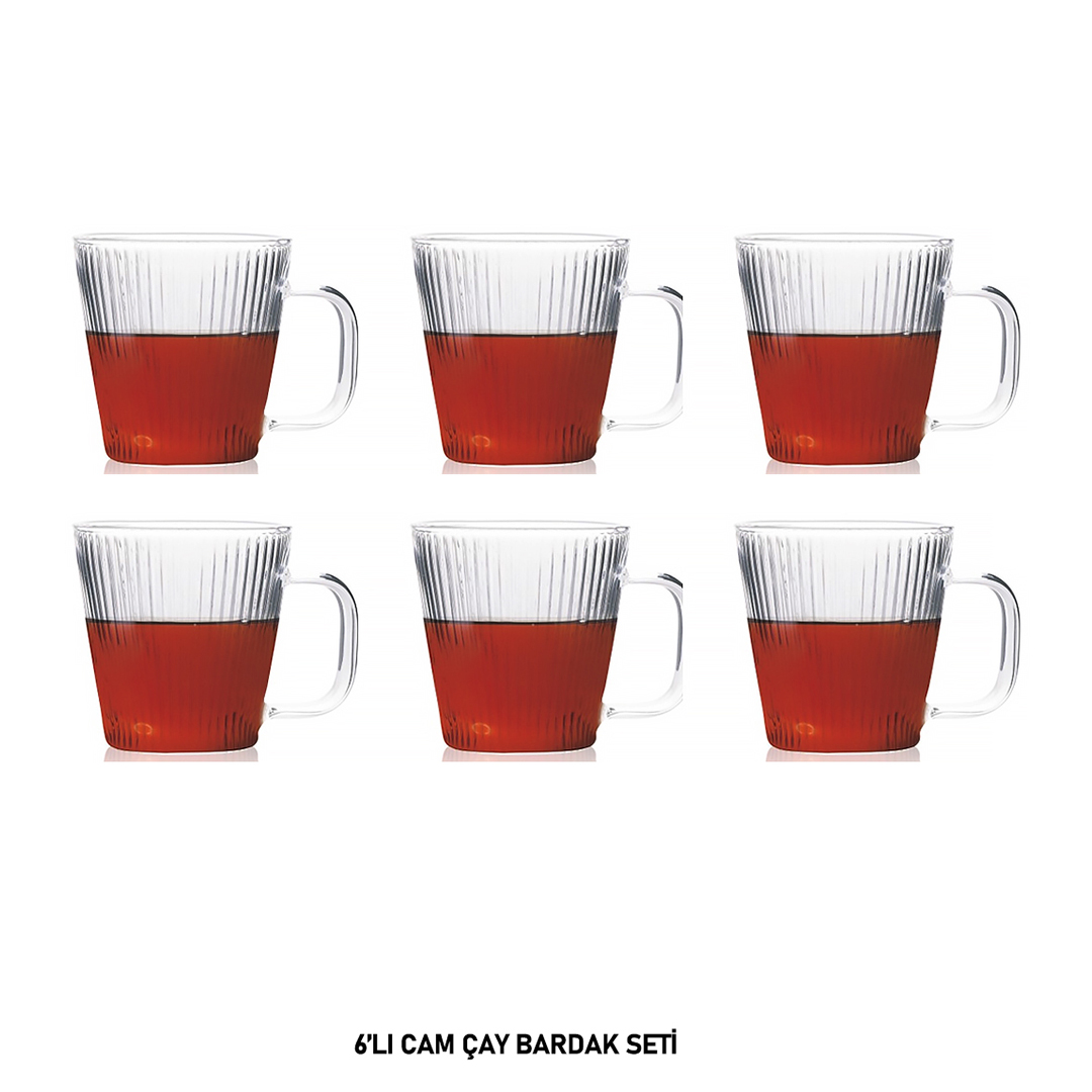 J/2 6LI CAM KUPA SETİ