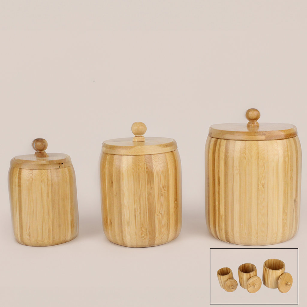 L/2  BAMBU KAPAKLI KAVANOZ