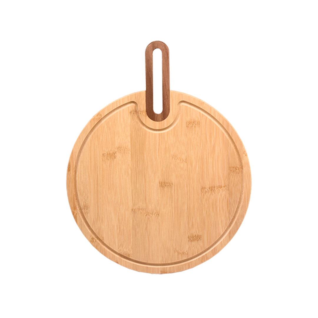 E/9  BAMBU HYBRID YUVARLAK KESİM TAHTASI