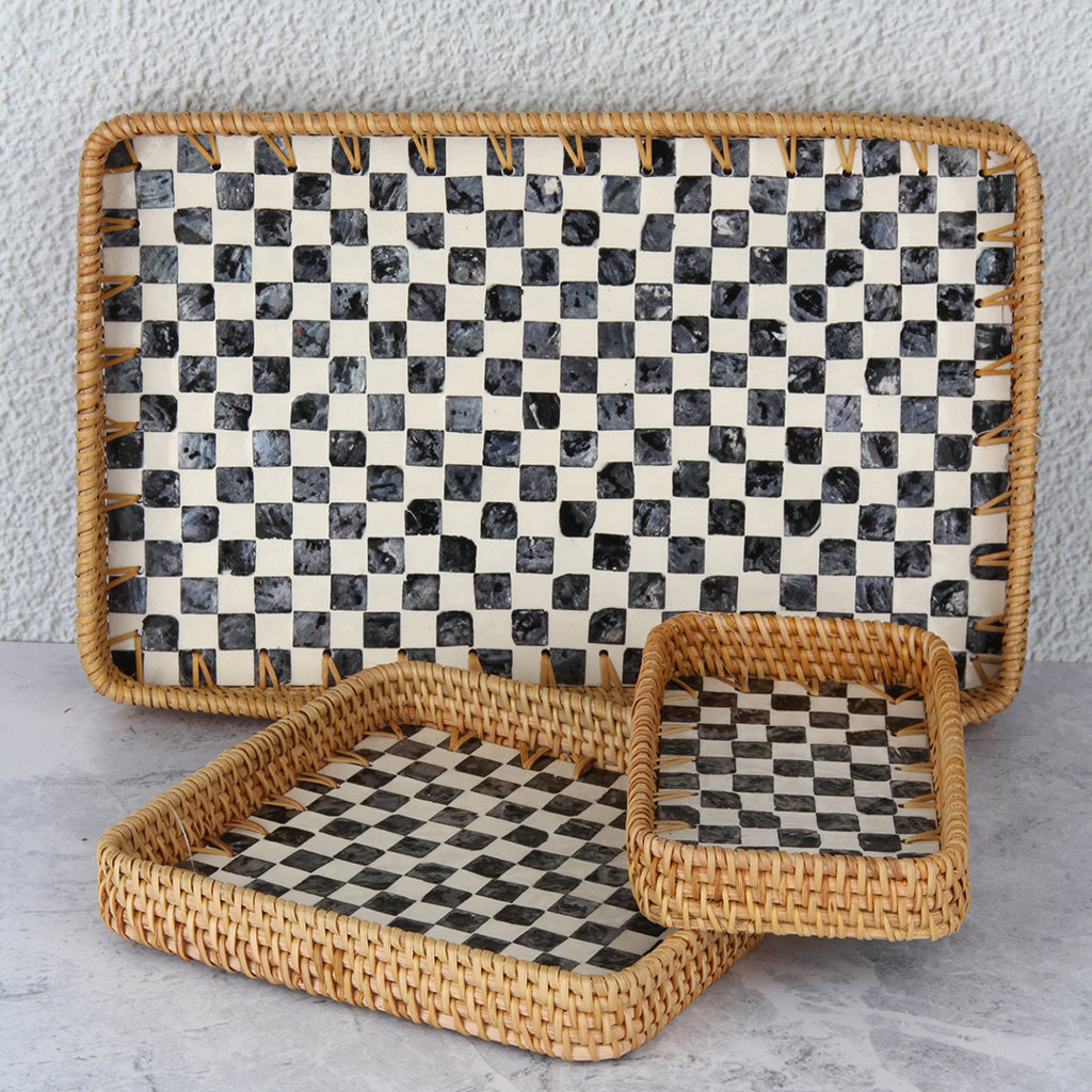 Z/5 DAMALI SEDEF TEPSİ SETİ