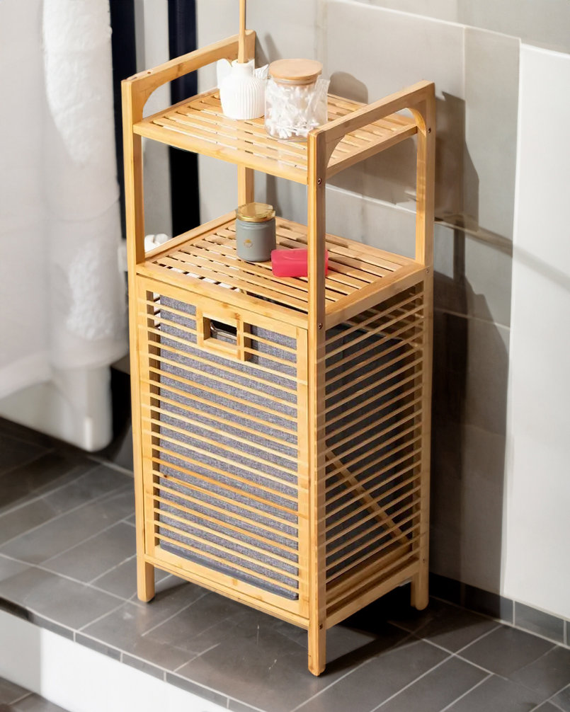 Ş/14-15-16 BAMBU ÇAMAŞIR SEPETİ 40*30*95 CM