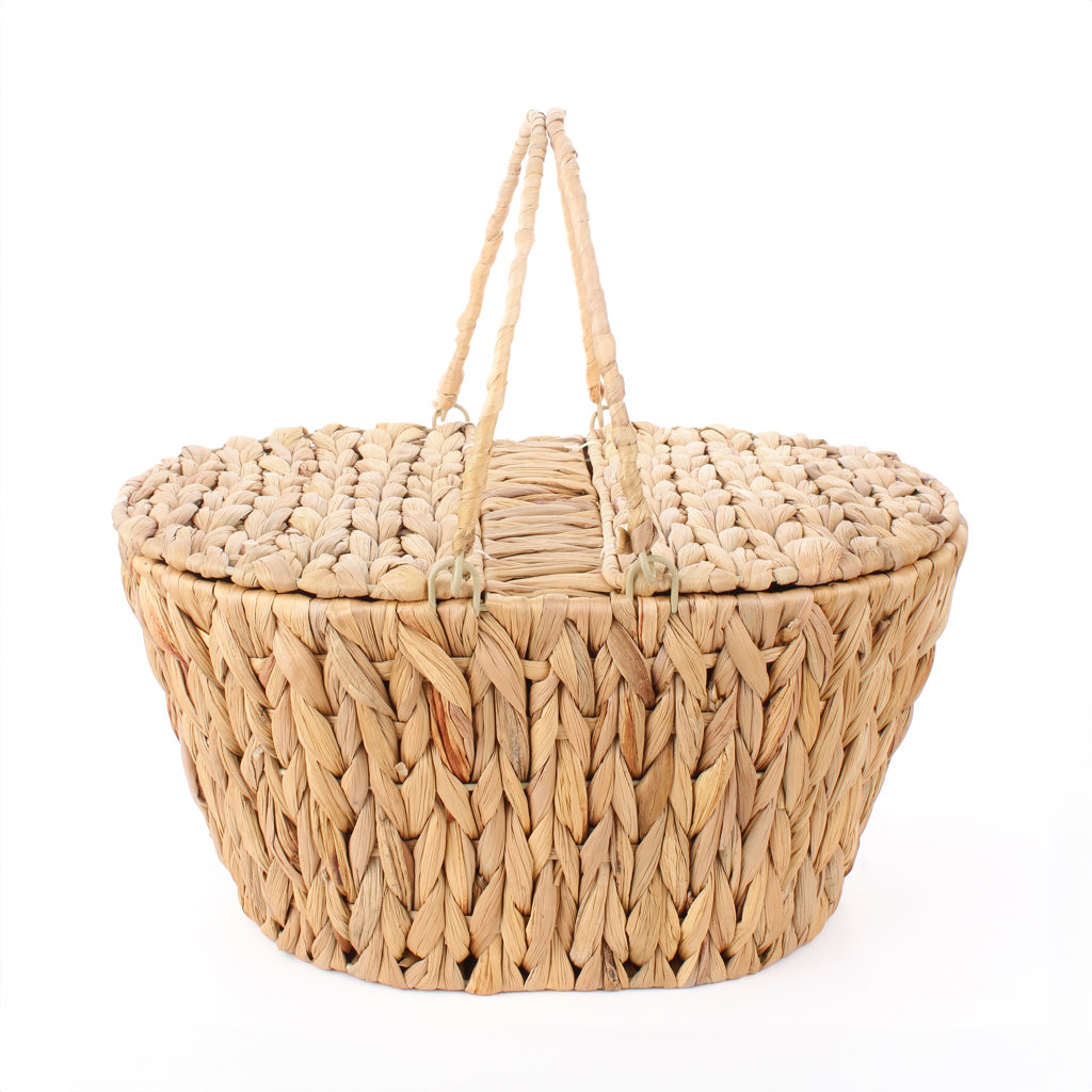 P/1  HASIR KAPAKLI OVAL SEPET