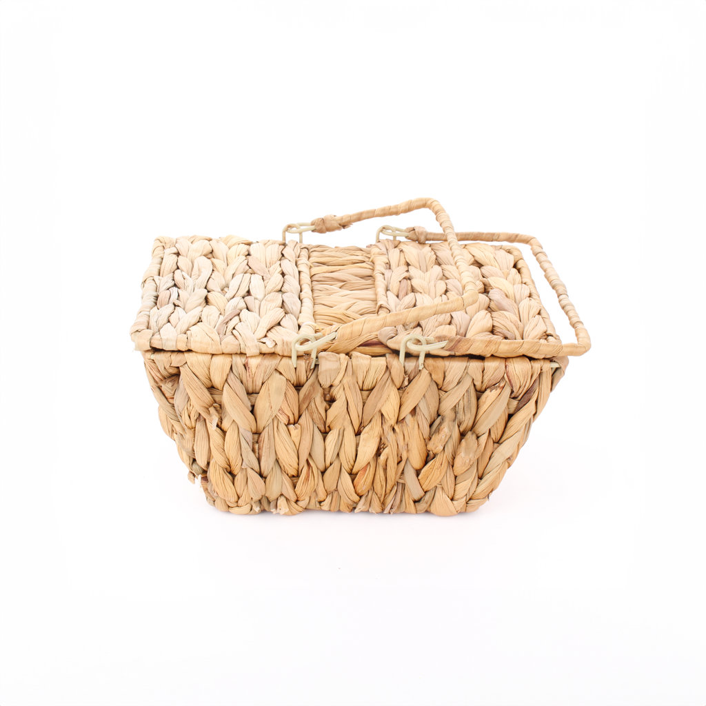 T/3  HASIR KAPAKLI DİKDÖRTGEN SEPET