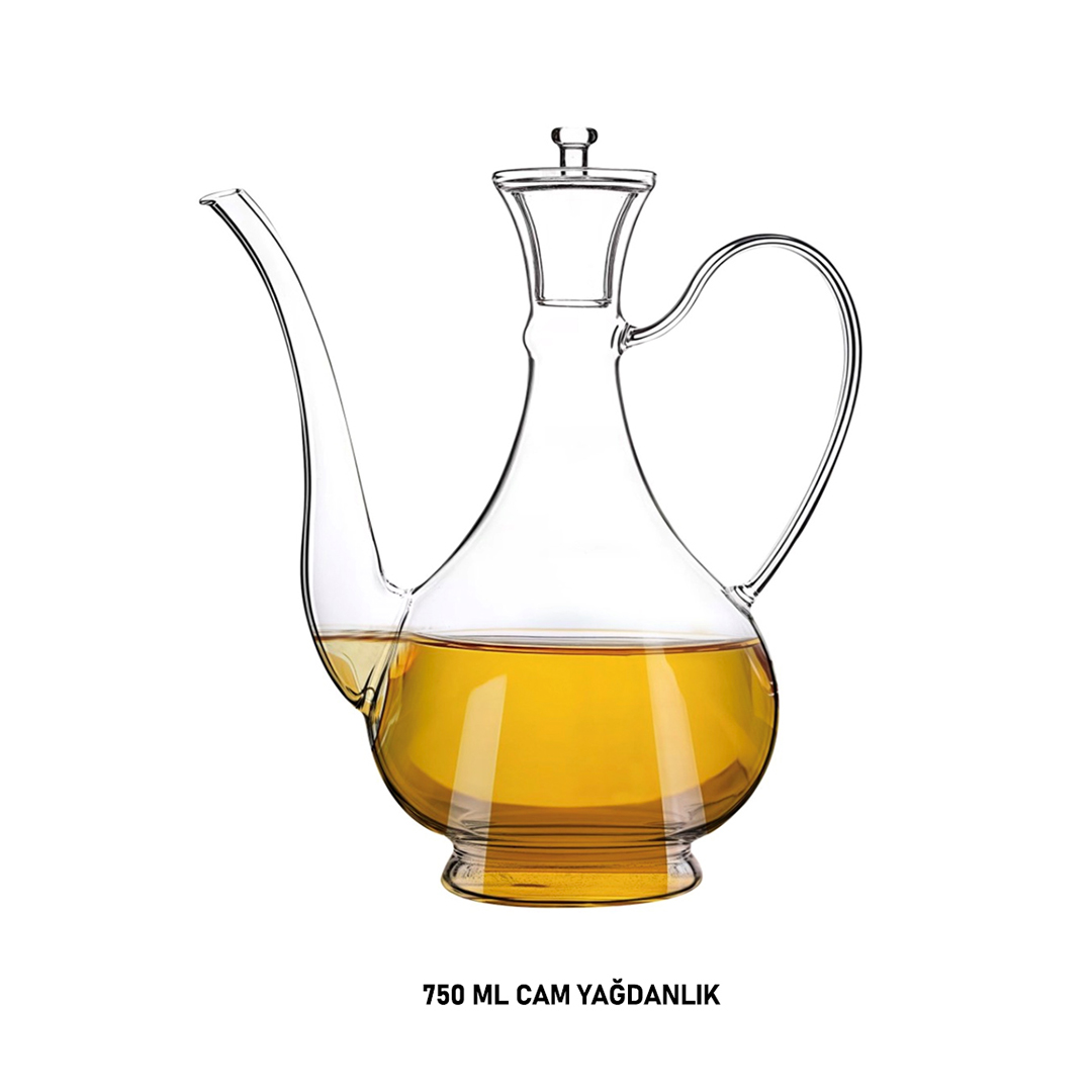 F/2 İBRİK CAM YAĞDANLIK 750ML