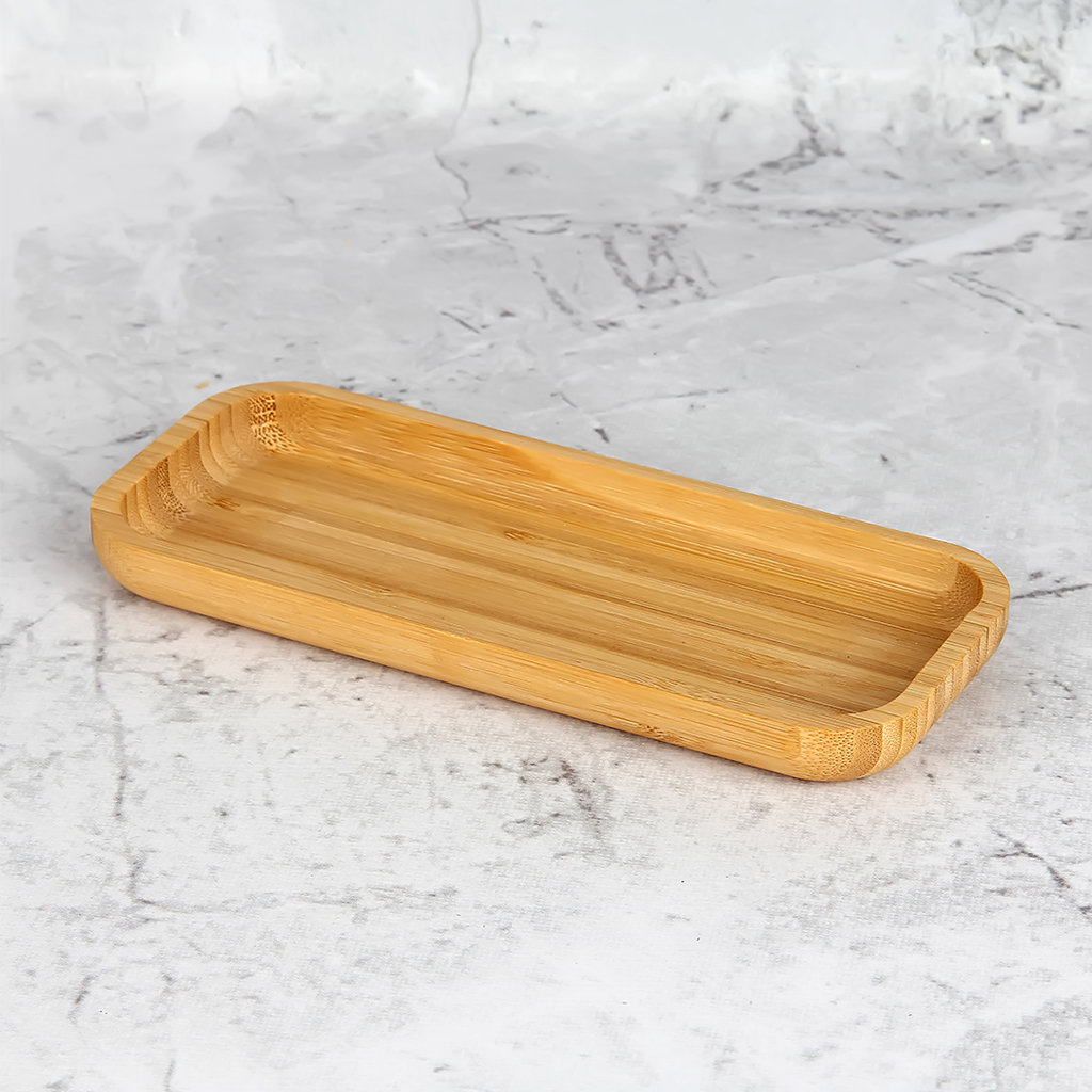 P/6  DİKDÖRTGEN BAMBU SUNUMLUK