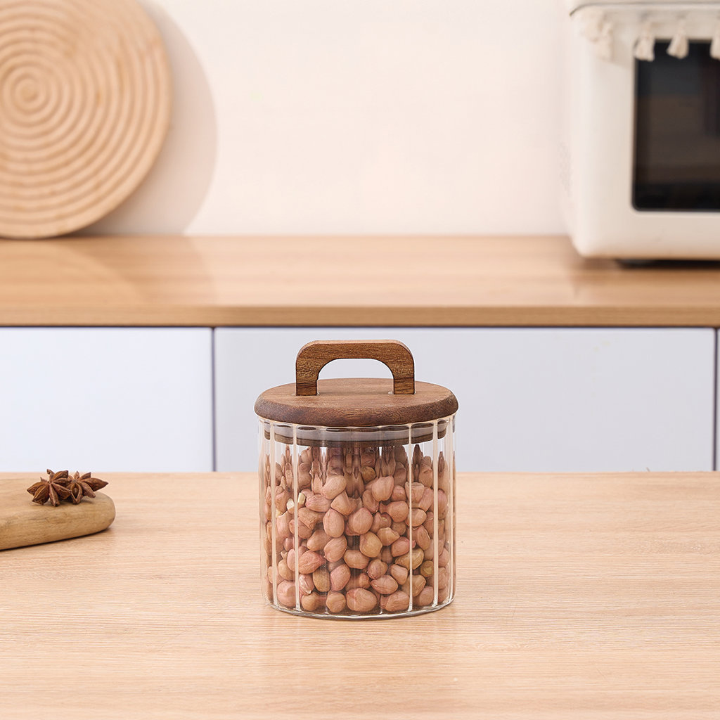 Ş/3  650ML YÜKSEK BOROSİLİKAT CAM KAVANOZ