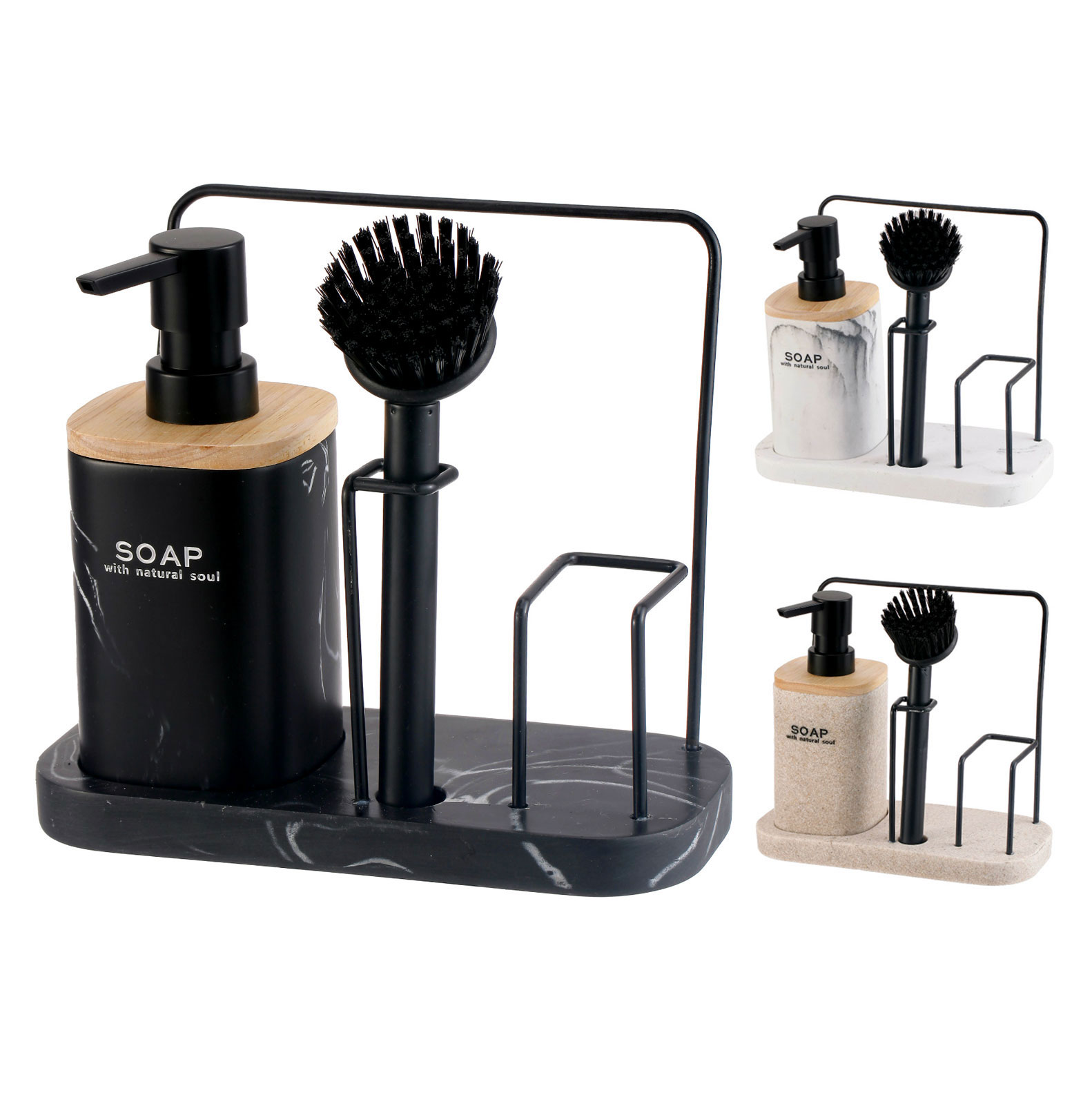 O/5  POLYRESIN HAZNELİ SIVI SABUNLUK