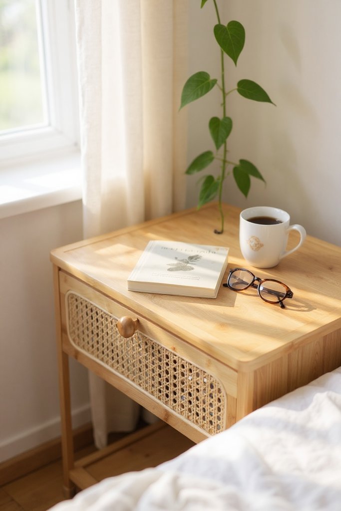 R/3 BAMBU RATTAN KOMODİN