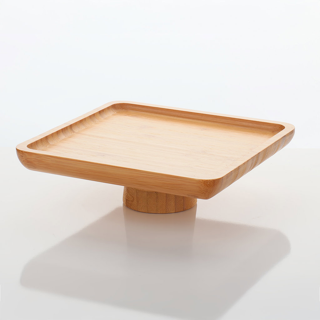 P/9 20CM BAMBU KARE SUNUMLUK	