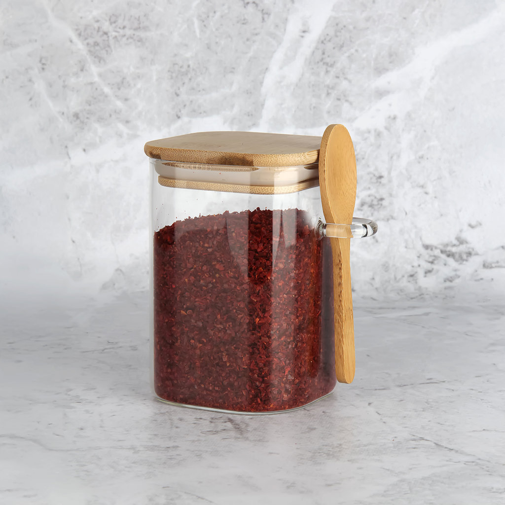 V/7 500ML KAŞIKLI CAM KAVANOZ