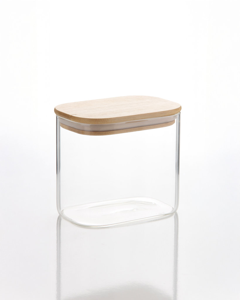 K/8  650ML DİKDÖRTGEN CAM KAVANOZ