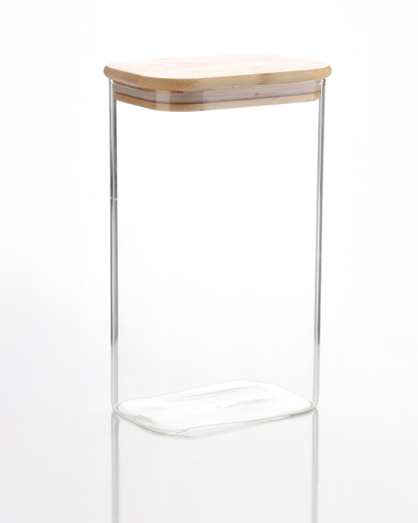 L/6  1300ML DİKDÖRTGEN CAM KAVANOZ