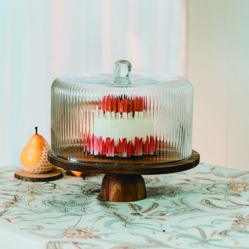 Y/5 STRIPE AYAKLI CAM KEK FANUSU