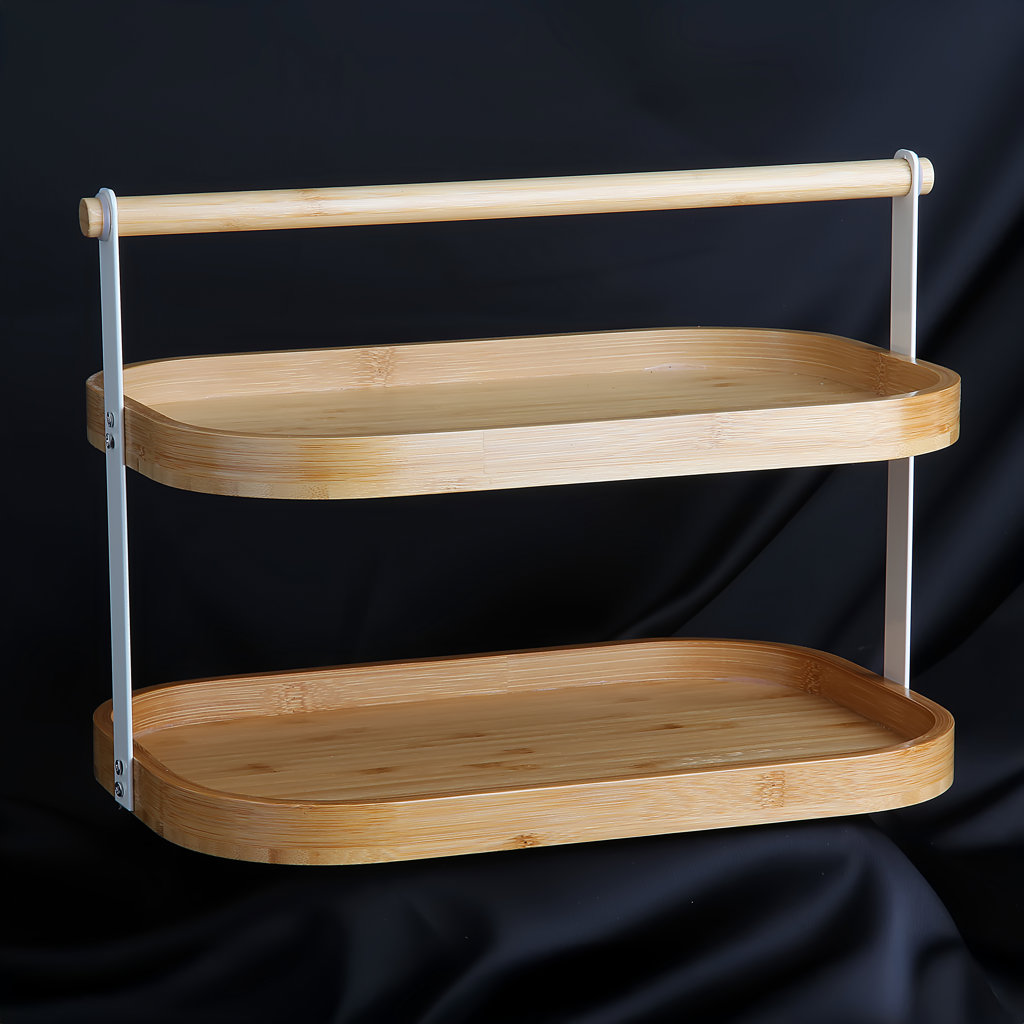 Z/10  BAMBU İKİ KATLI SUNUMLUK