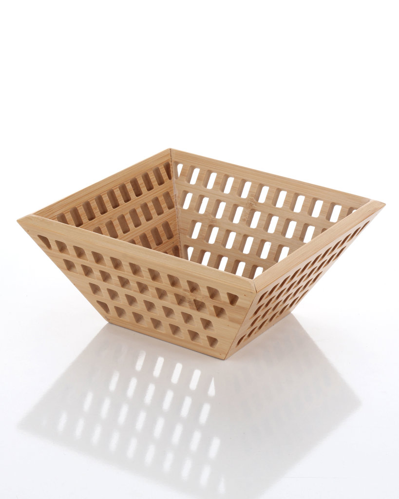 F/10  20 CM DELİKLİ BAMBU KASE