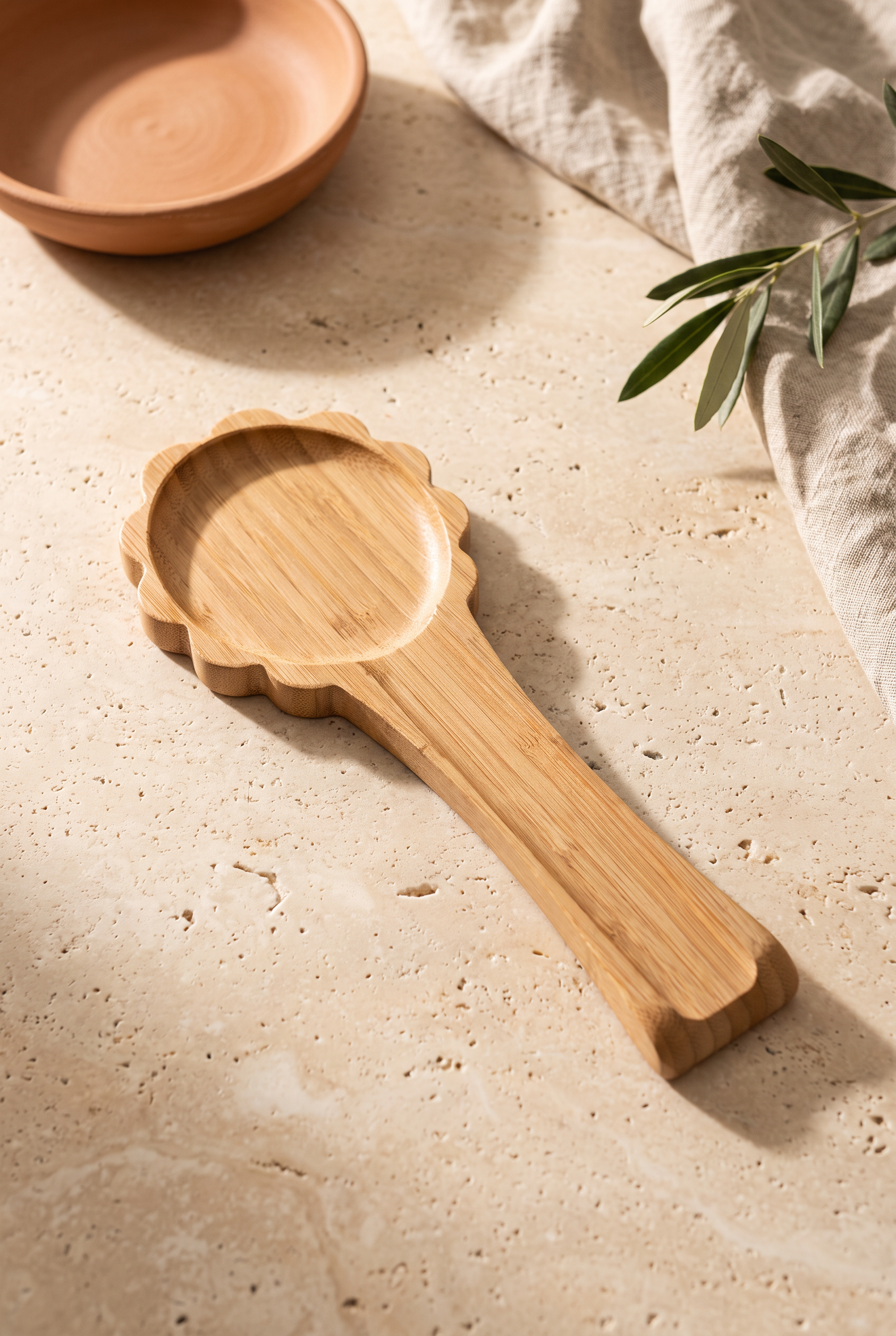 BAMBU KİRLİ KAŞIKLIK 32*12*1.8 CM