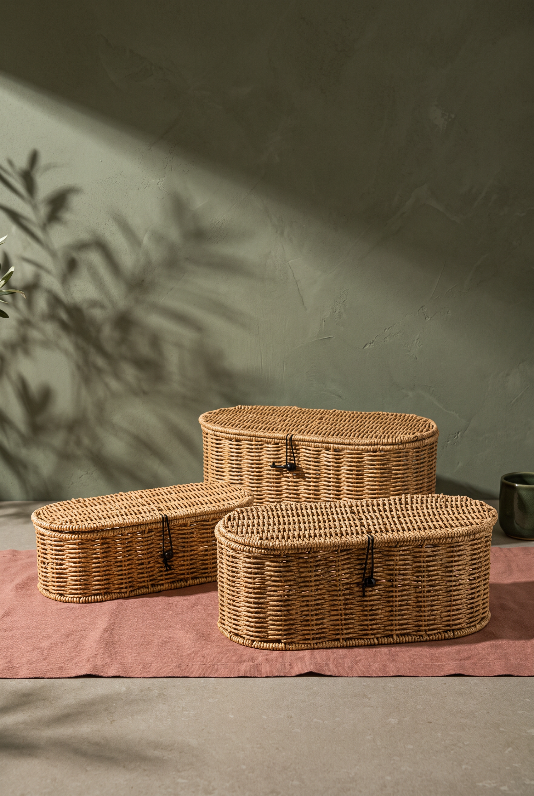 3LÜ RATTAN ORGANİZER
