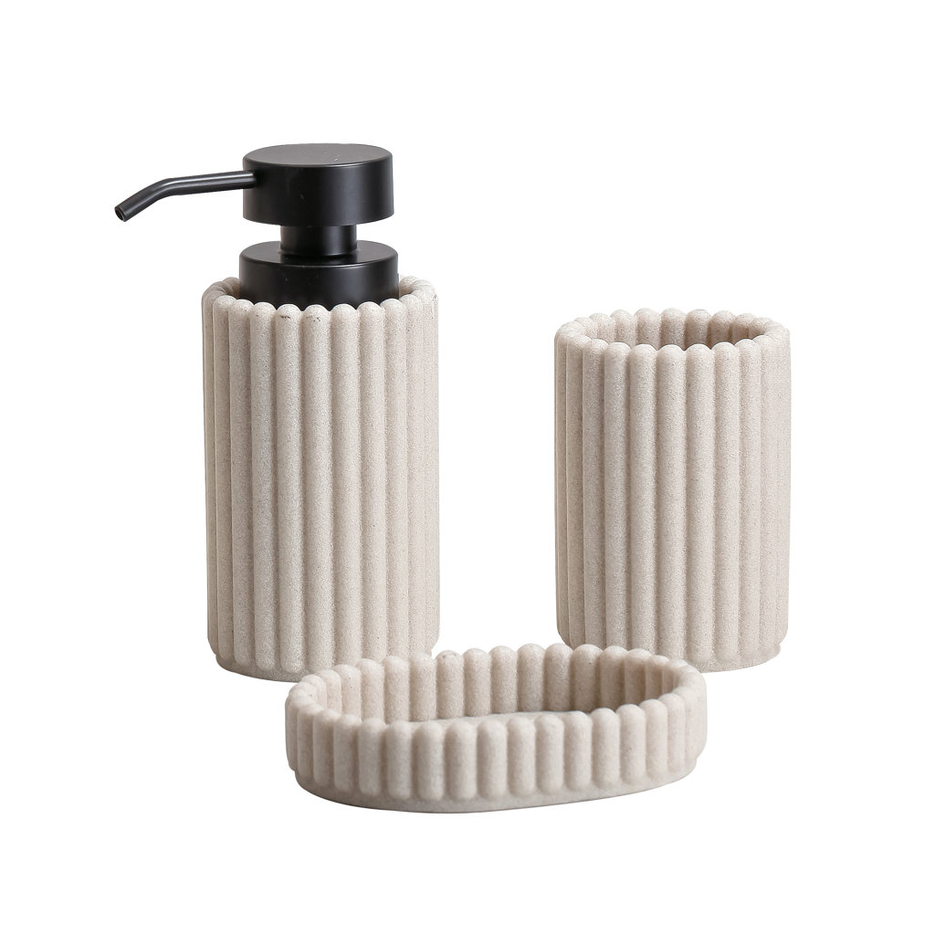 3PRÇ POLYRESIN BANYO SETİ