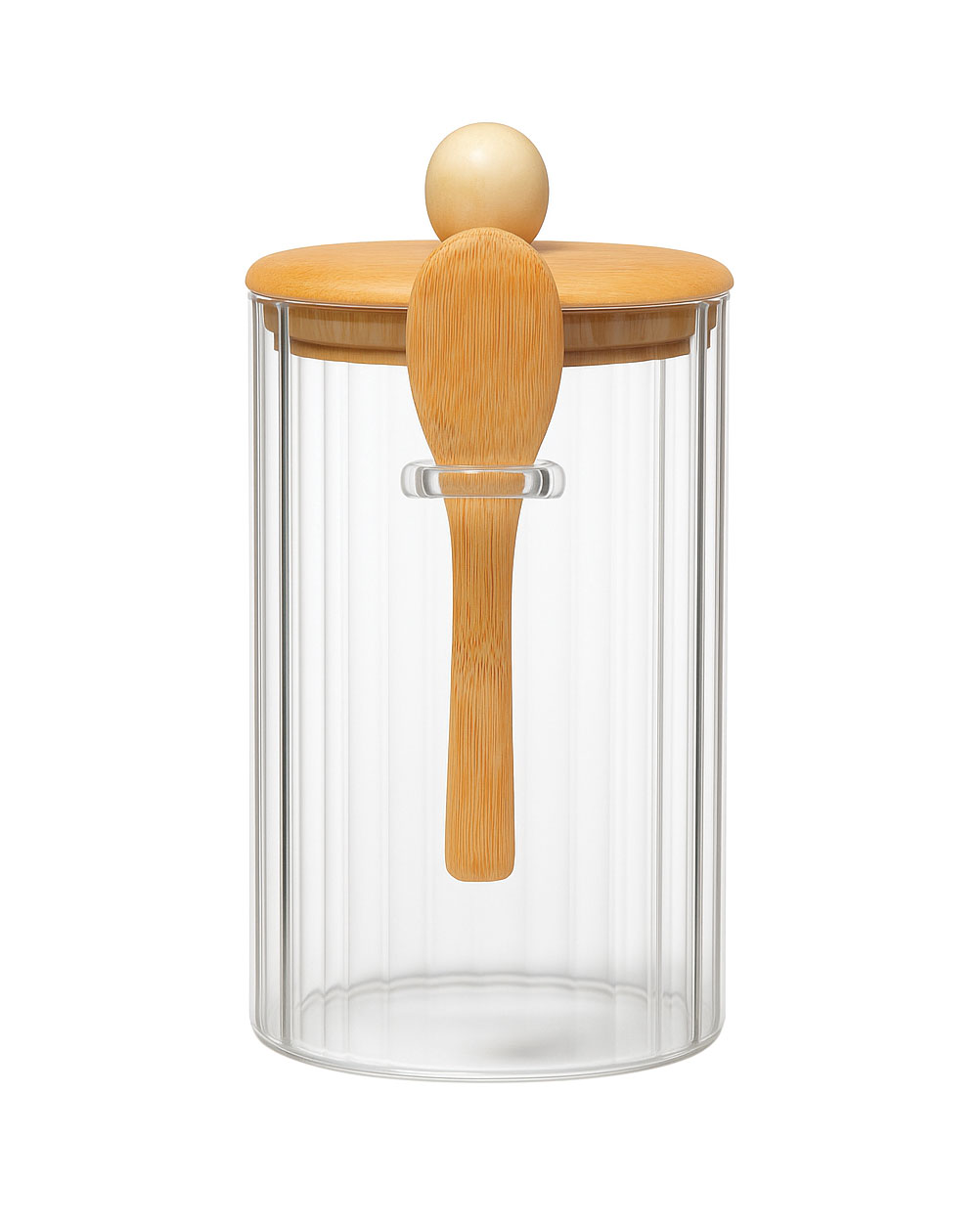 KAŞIKLI CAM KAVANOZ 1000ML