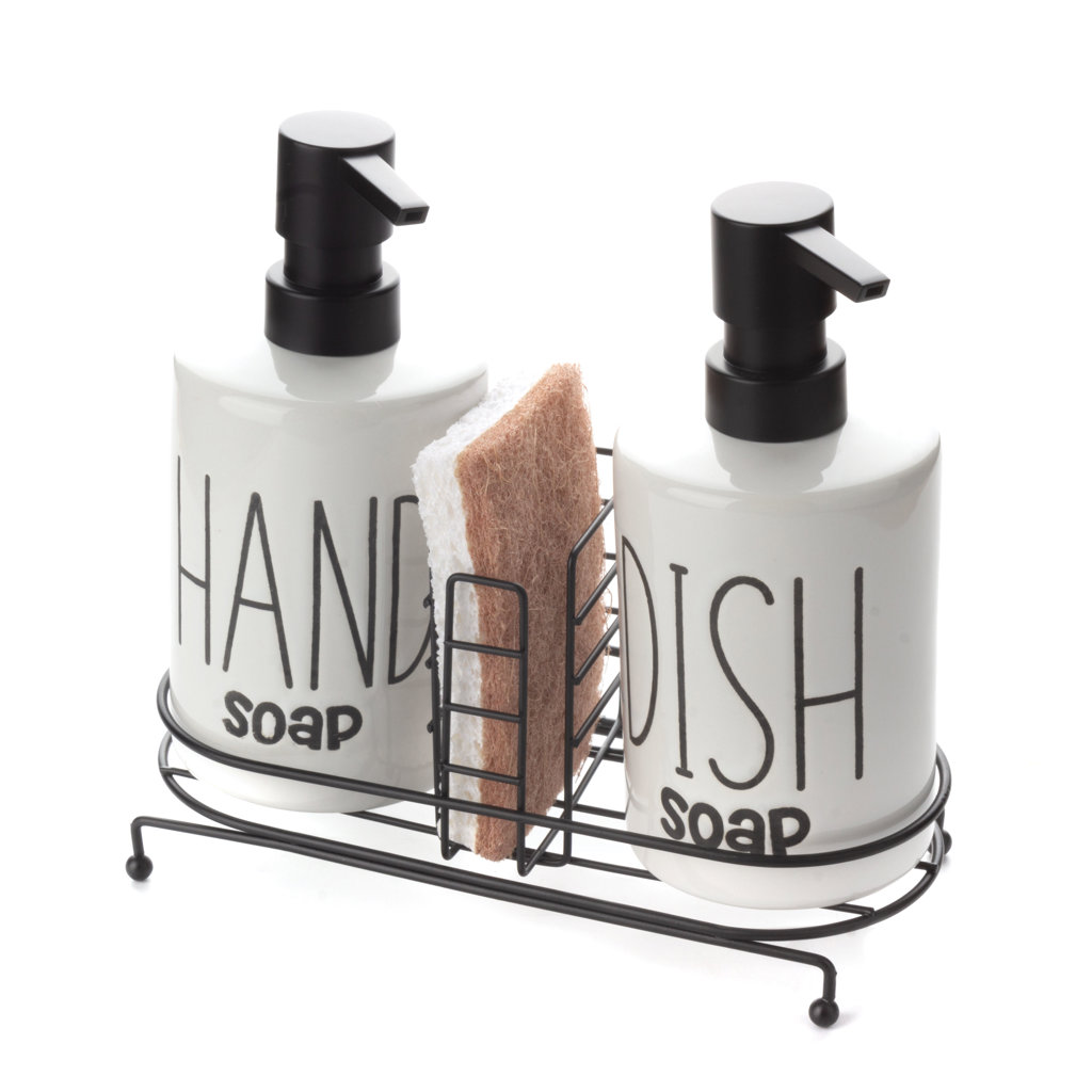 R/13-14  2Lİ METAL STANDLI SERAMİK SABUNLUK SETİ