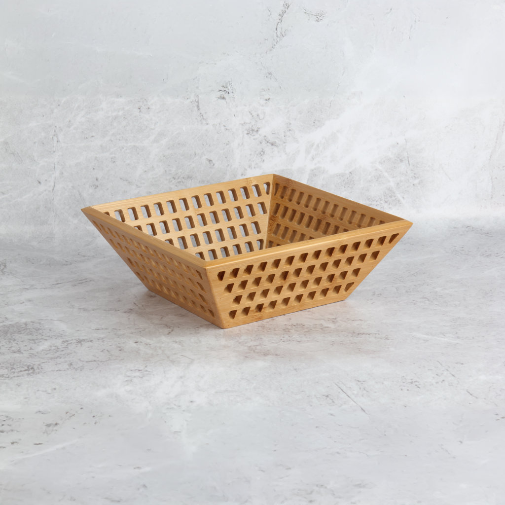 Z/2  25 CM BAMBU DELİKLİ KASE