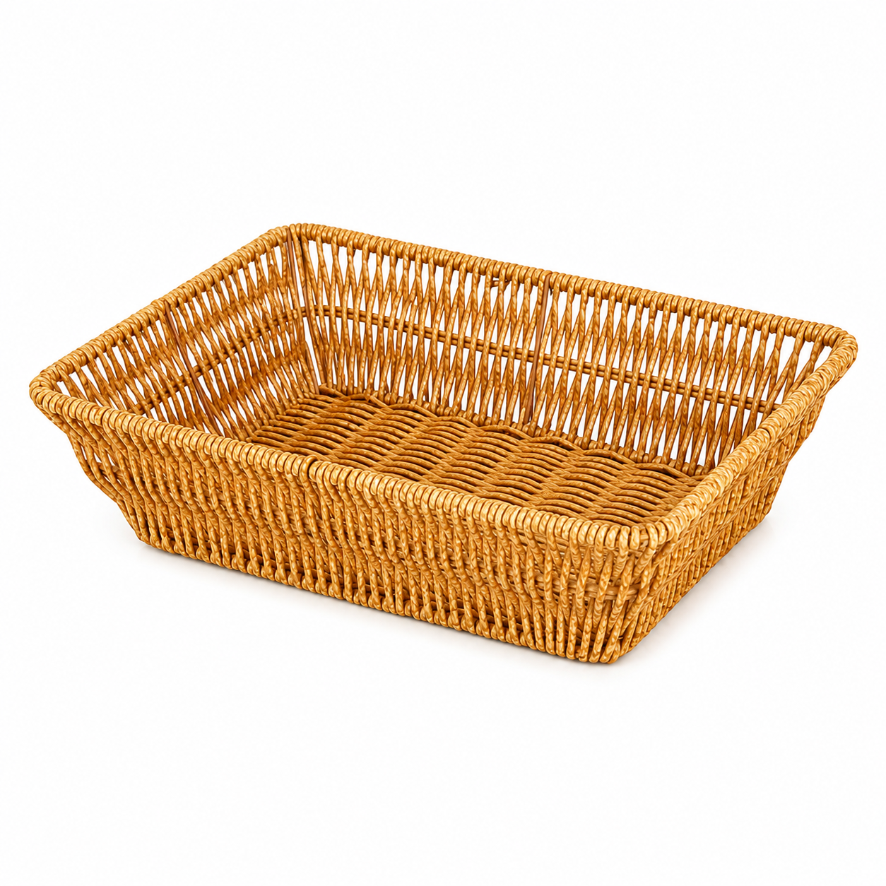 DİKDÖRTGEN RATTAN EKMEK SEPETİ