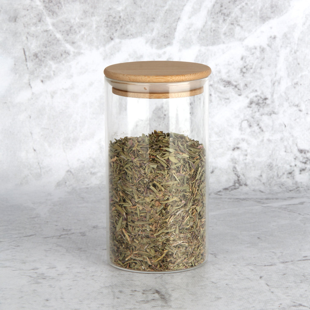 350ML BAMBU KAPAKLI CAM KAVANOZ