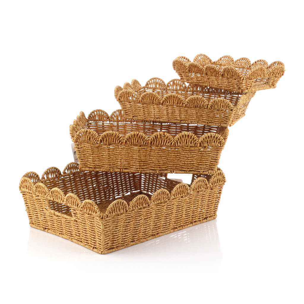 RATTAN ÖRGÜ TEPSİ