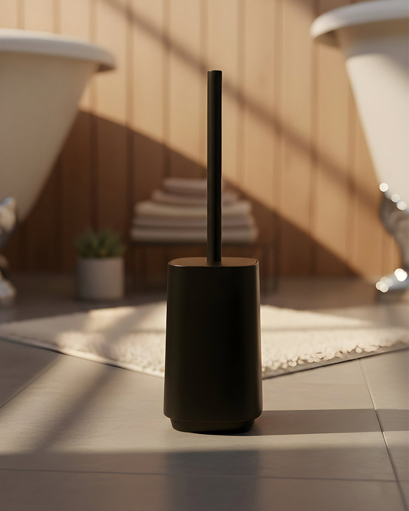 SİYAH KARE AKRİLİK WC FIRÇASI