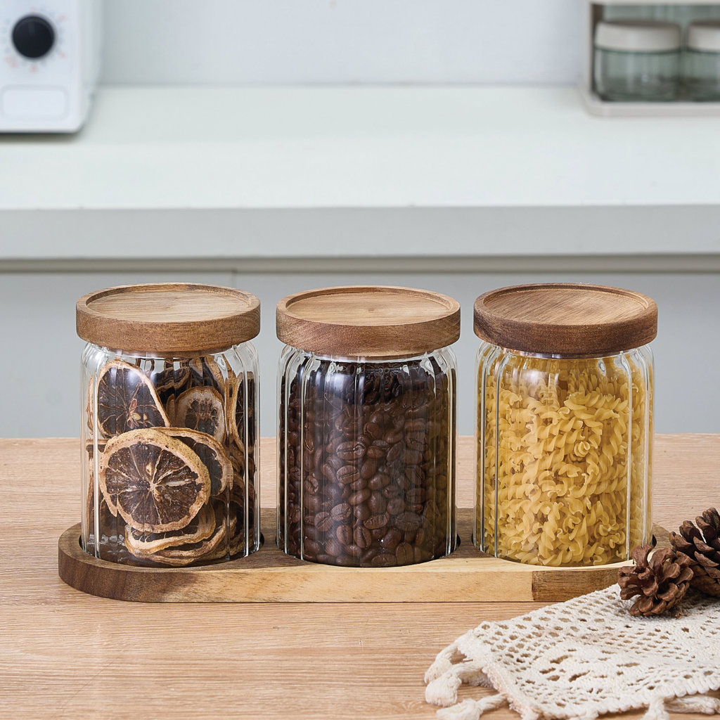 600ML * 3 BOROSİLİKAT CAM KAVANOZ