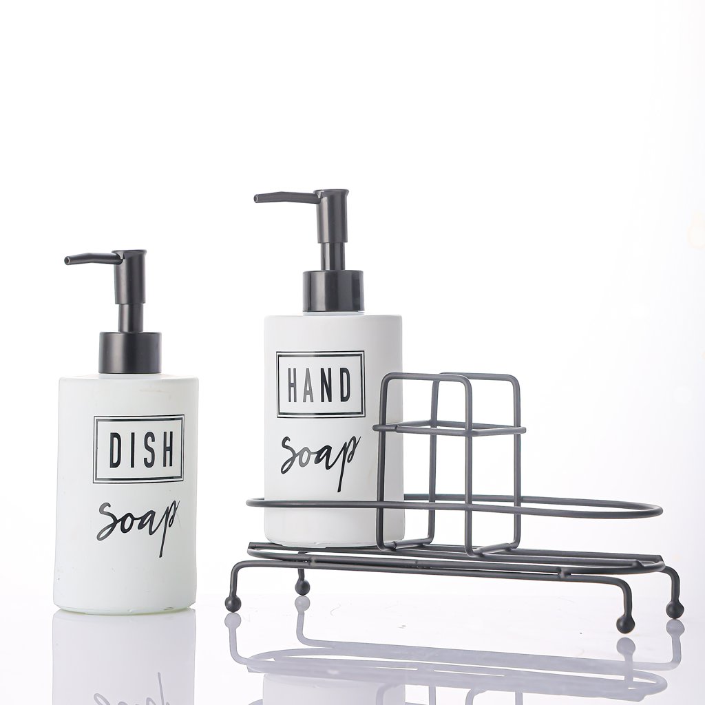 2 Lİ METAL STANDLI SIVI SABUNLUK