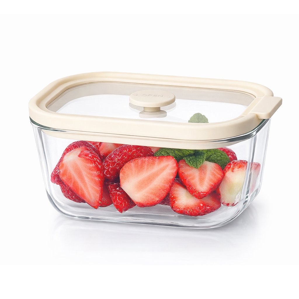 KREM KAPAKLI CAM SAKLAMA KABI 470ML