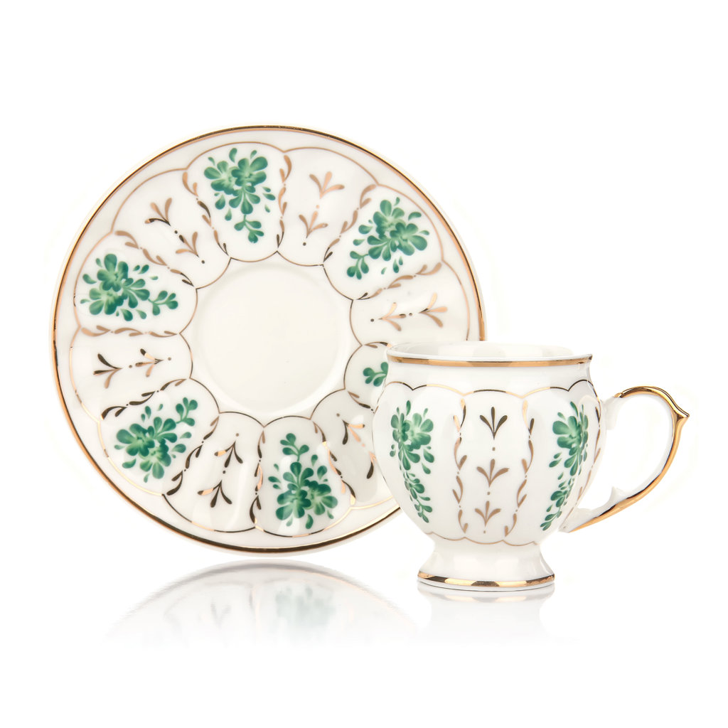 6LI PORSELEN KAHVE FİNCANI 90CC