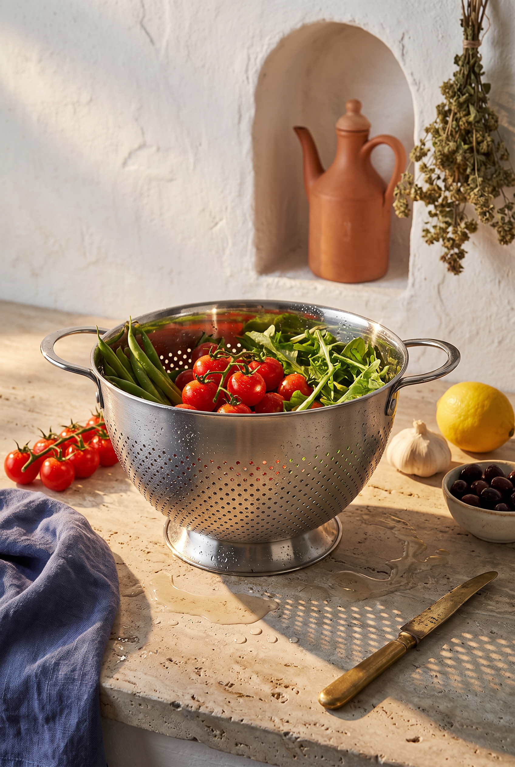 3 LT GASTRO GÜMÜŞ PASLANMAZ ÇELİK SÜZGEÇ