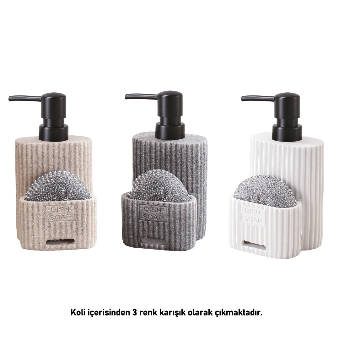 NEVA POLYRESİN HAZNELİ SIVI SABUNLUK