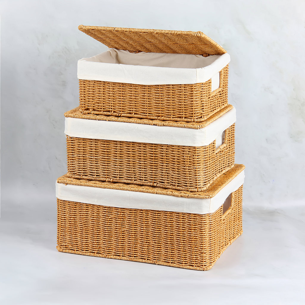 RATTAN 3LÜ SEPET SETİ