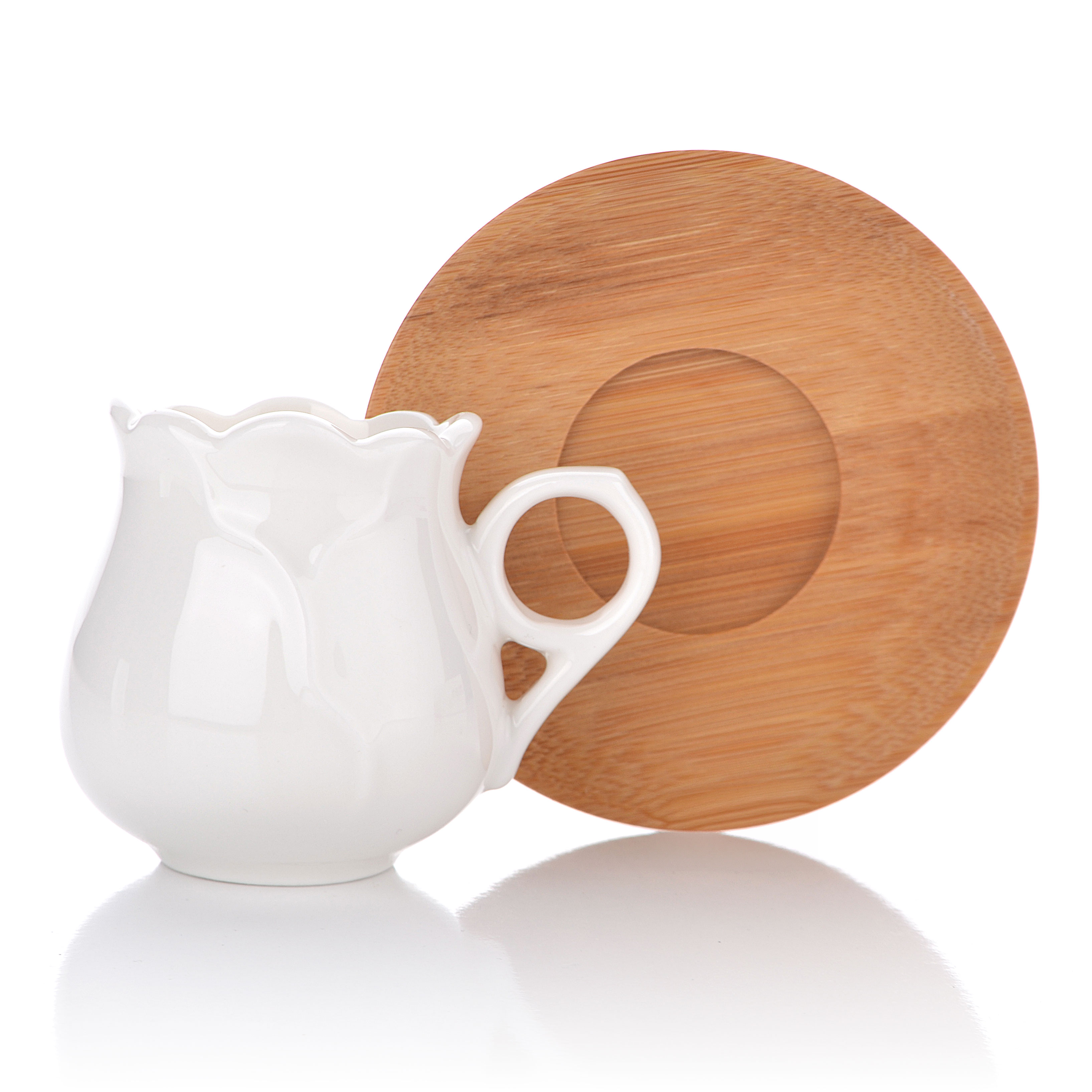 6KİŞİLİK BAMBU FİNCAN TAKIMI