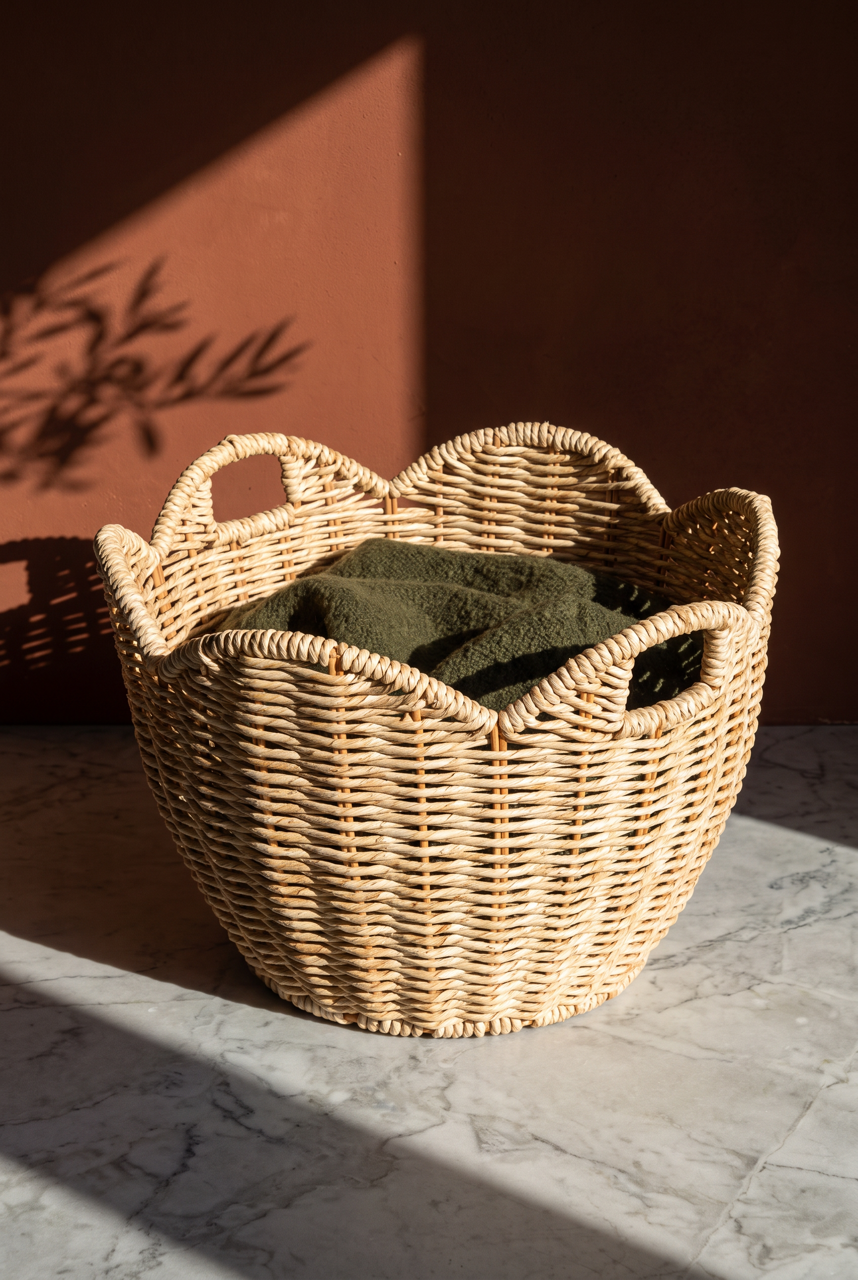 FLOWER RATTAN MEYVELİK - VAZO   21*17(h)cm