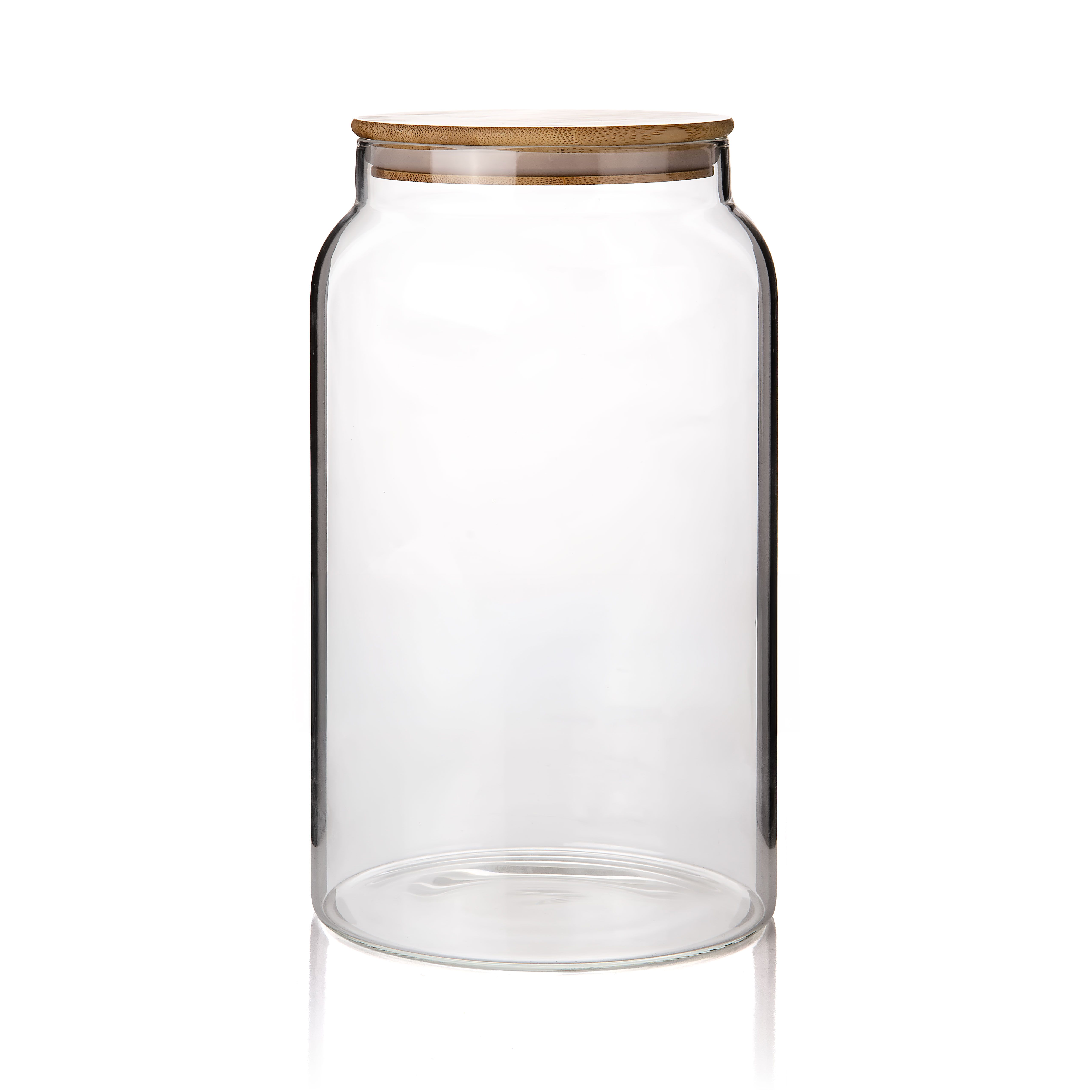 MEGA CAM KAVANOZ 4000 ML BAMBU KAPAK
