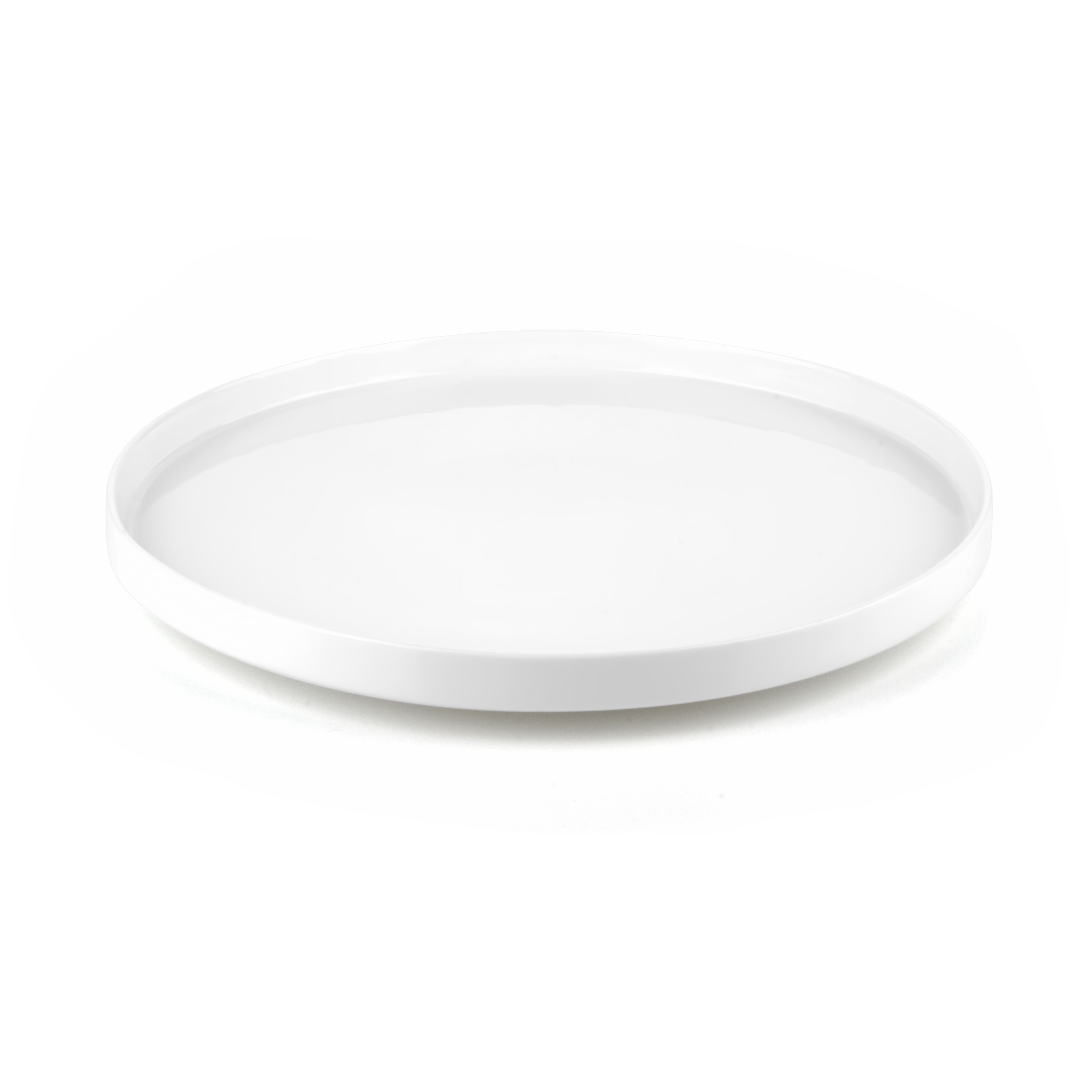 BEYAZ PORSELEN DÖNER SUNUMLUK 30CM
