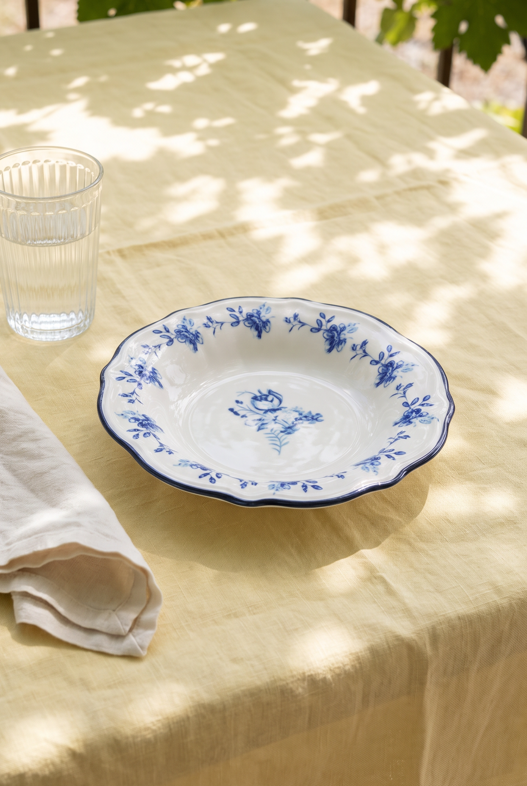 22 CM 6 LIVİNTAGE PORSELEN YEMEK TABAĞI