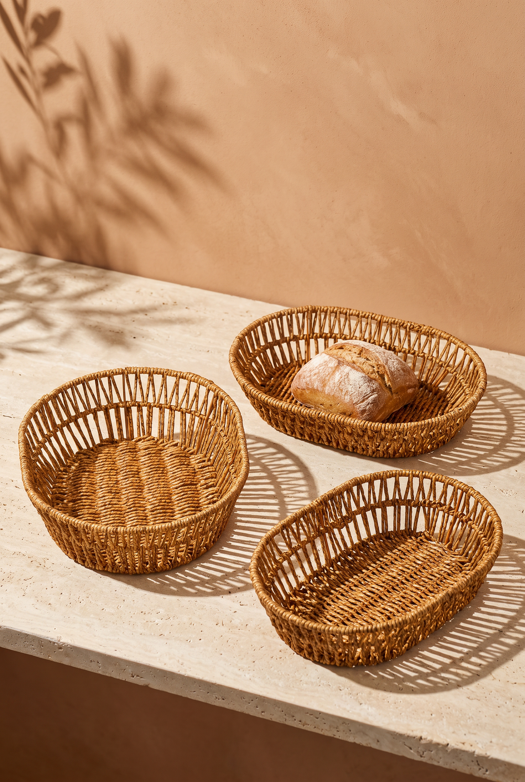 3LÜ  RATTAN EKMEKLİK
