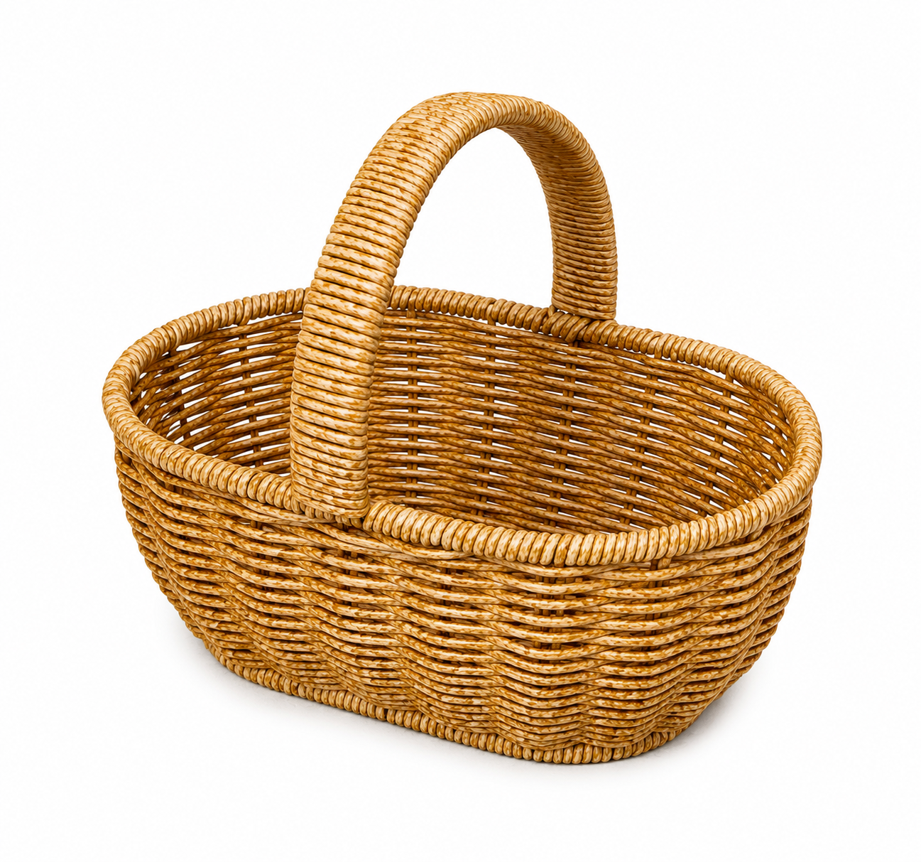 OVAL RATTAN KULPLU SEPET