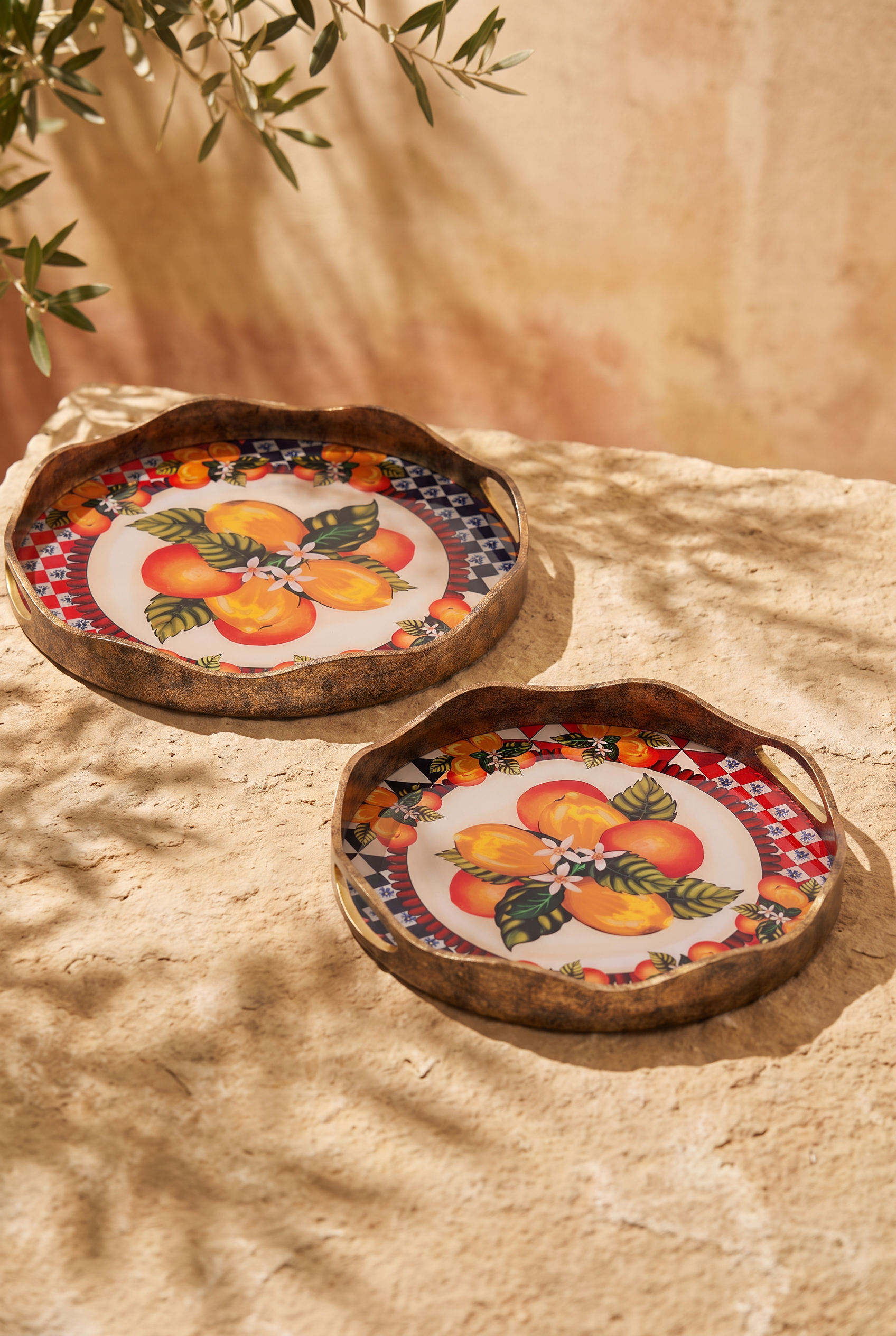 Abbraccio Oval  2Lİ TEPSİ 39.5*39.5*4.4CM