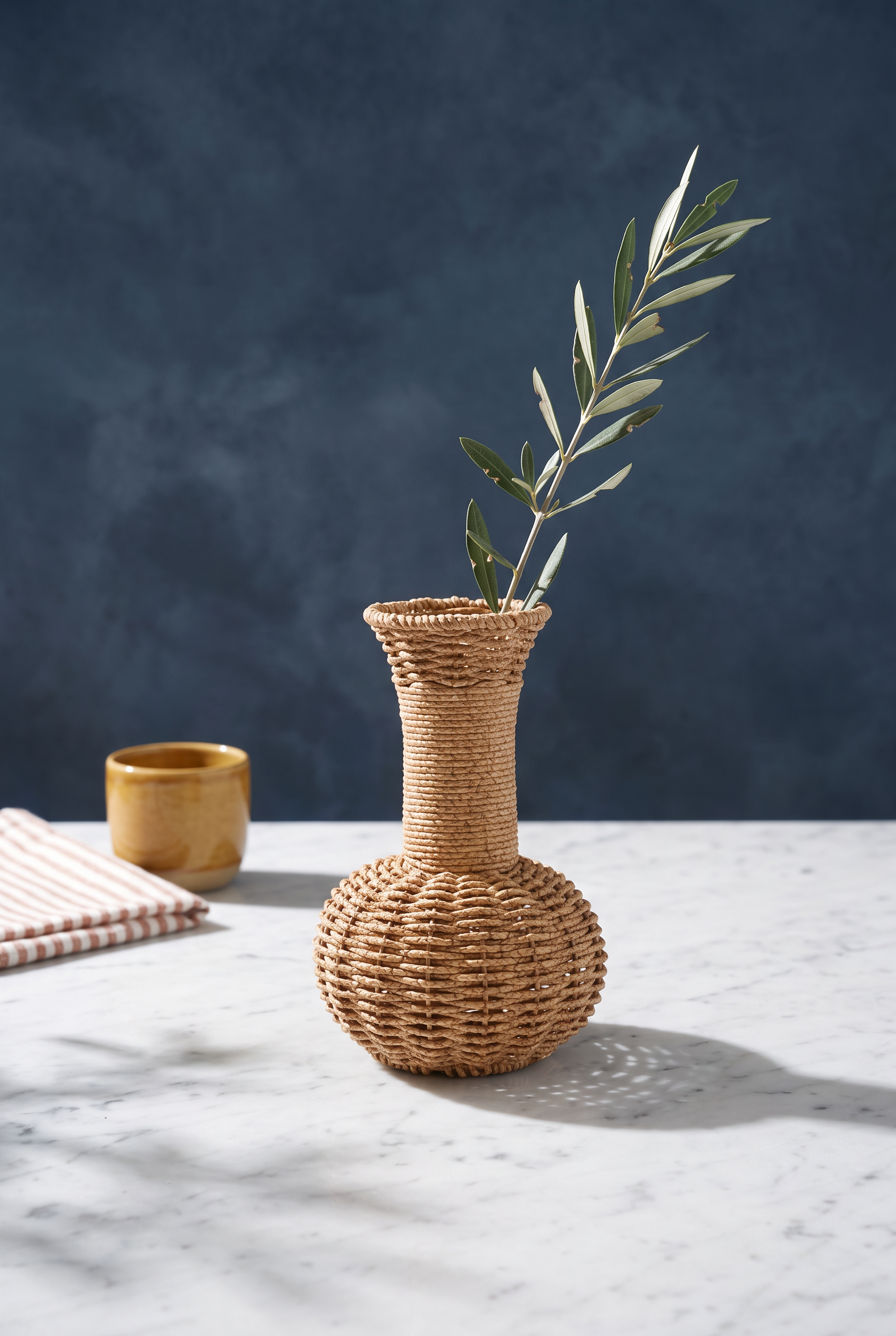 UZUN RATTAN VAZO 21*12.5*8.4 CM